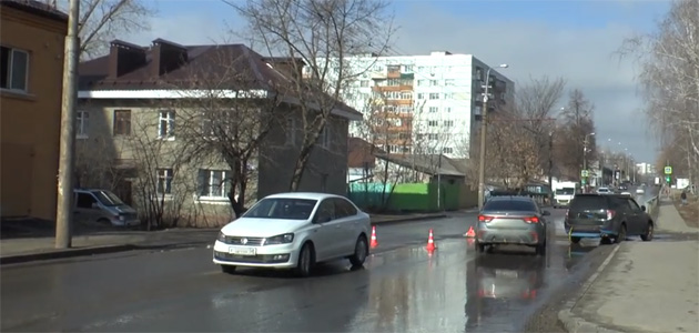 В Пензе водитель иномарки наехал на школьника
