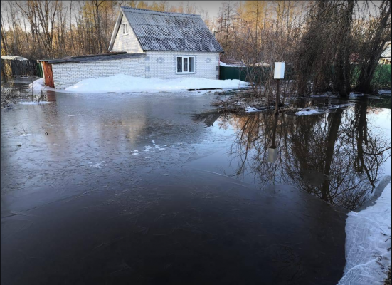 В Сарове уровень воды повысился на 60 см