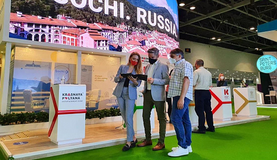 Курорт Сочи презентовали на туристической выставке в Дубае