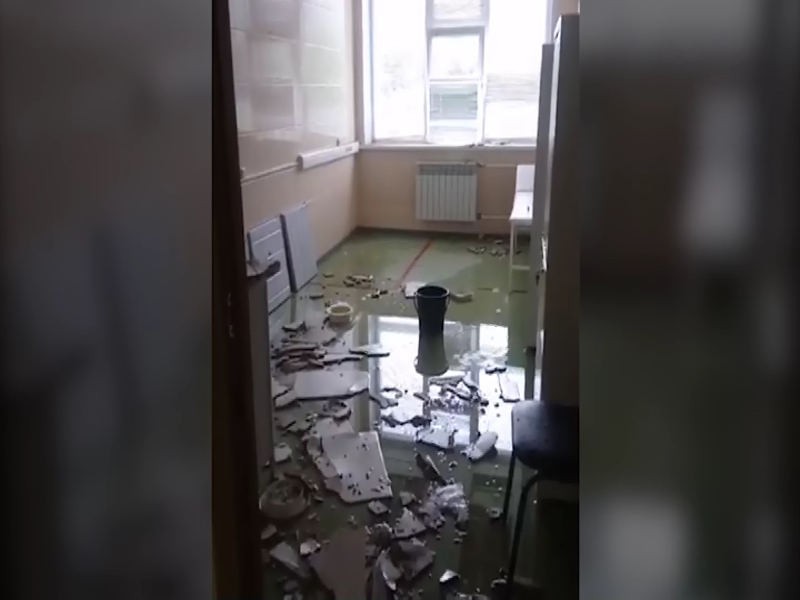 Городскую больницу Сосновоборска в Красноярском крае вновь затопило