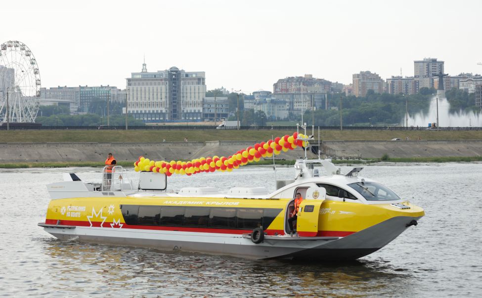 Третье судно "Валдай" для Чувашии готово к спуску на воду