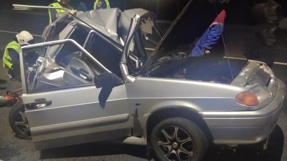 Страшная авария под Дзержинском попала на видео