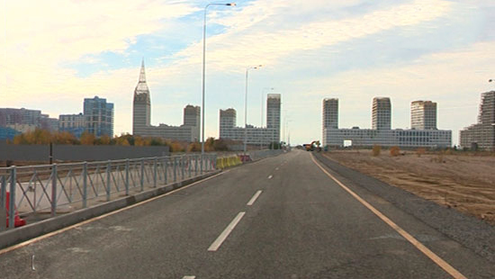 На Васильевском острове открыли движение по новой дороге в Пассажирский порт