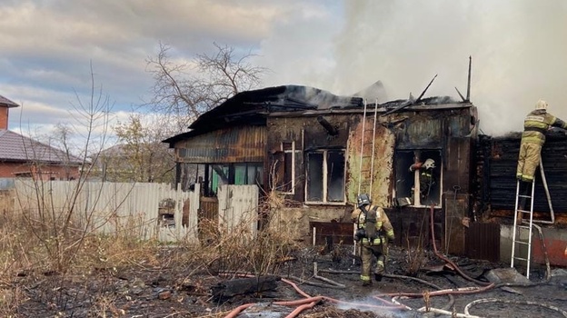 Появилось видео пожара в Сызрани, где погиб 6-летний ребенок