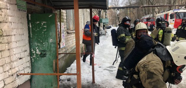 В Пензе при пожаре эвакуировали 10 человек