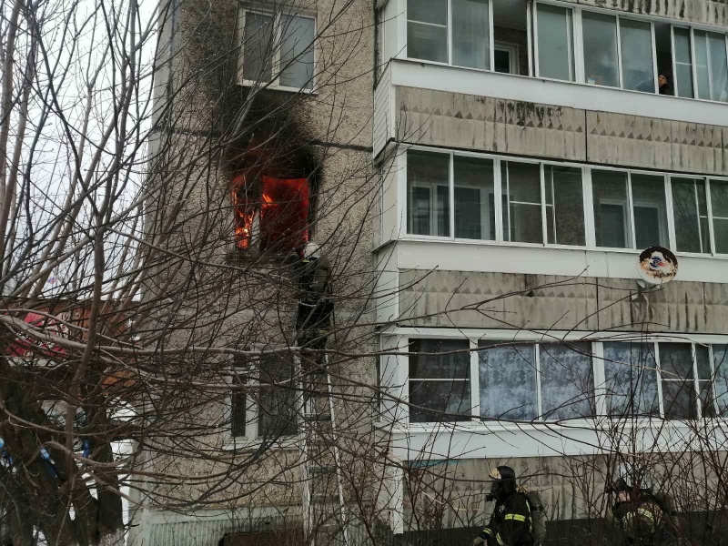 При пожаре в Лакинске погиб мужчина