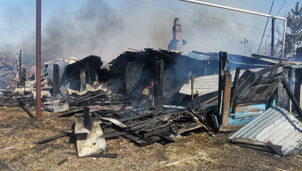 Новосибирец сжег дотла свой дом, когда боролся с травой