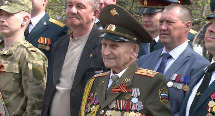 Личный парад провели для уральского ветерана