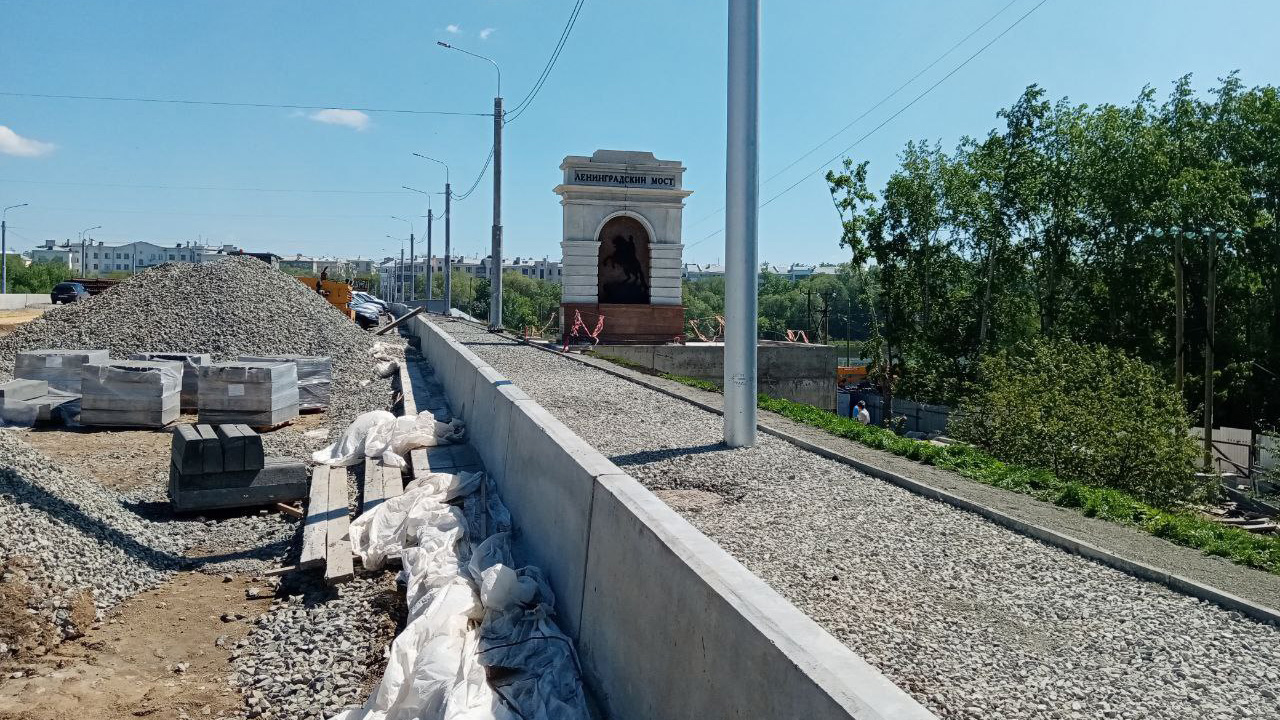 Ленинградский мост в Челябинске откроют к середине июля