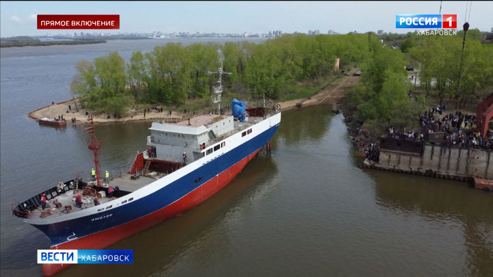 ''Омолон'' готовится к работе: ''Вести. Хабаровск'' следят за испытаниями нового краболова
