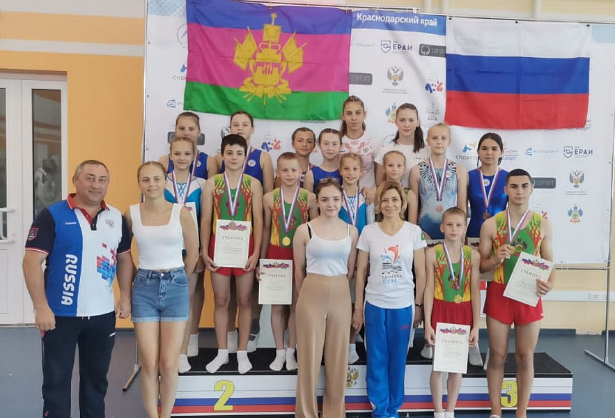 Первенство по прыжкам на батуте выиграла сборная Краснодарского края