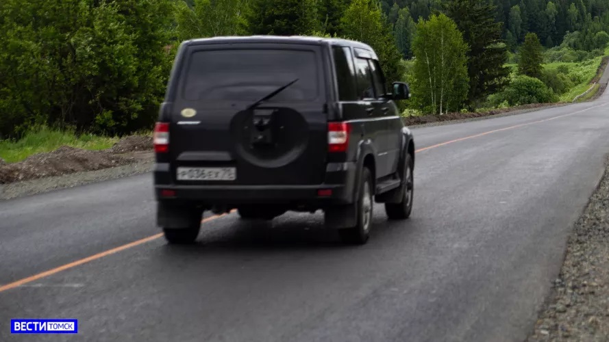 Ремонт автодороги в поселок Спутник в Томске подходит к концу