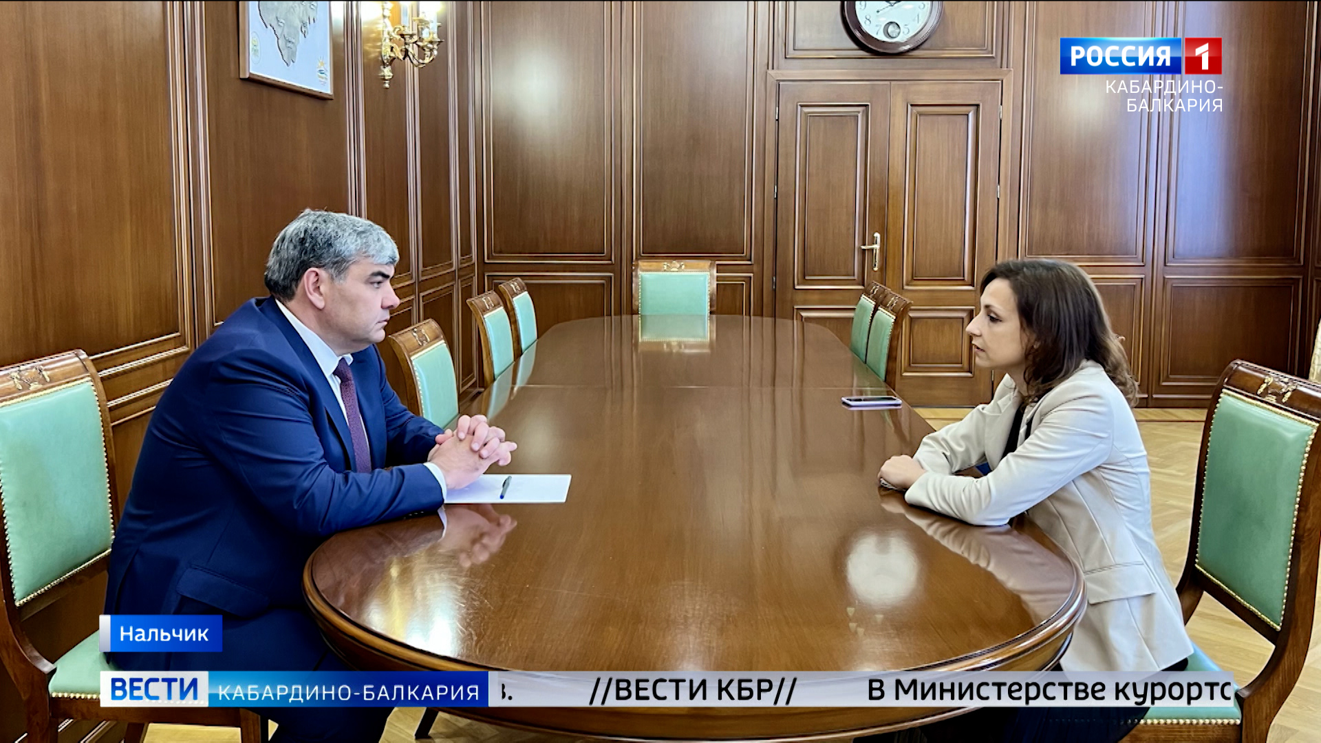 Глава КБР Казбек Коков провел рабочую встречу с депутатом Госдумы Викторией Родиной