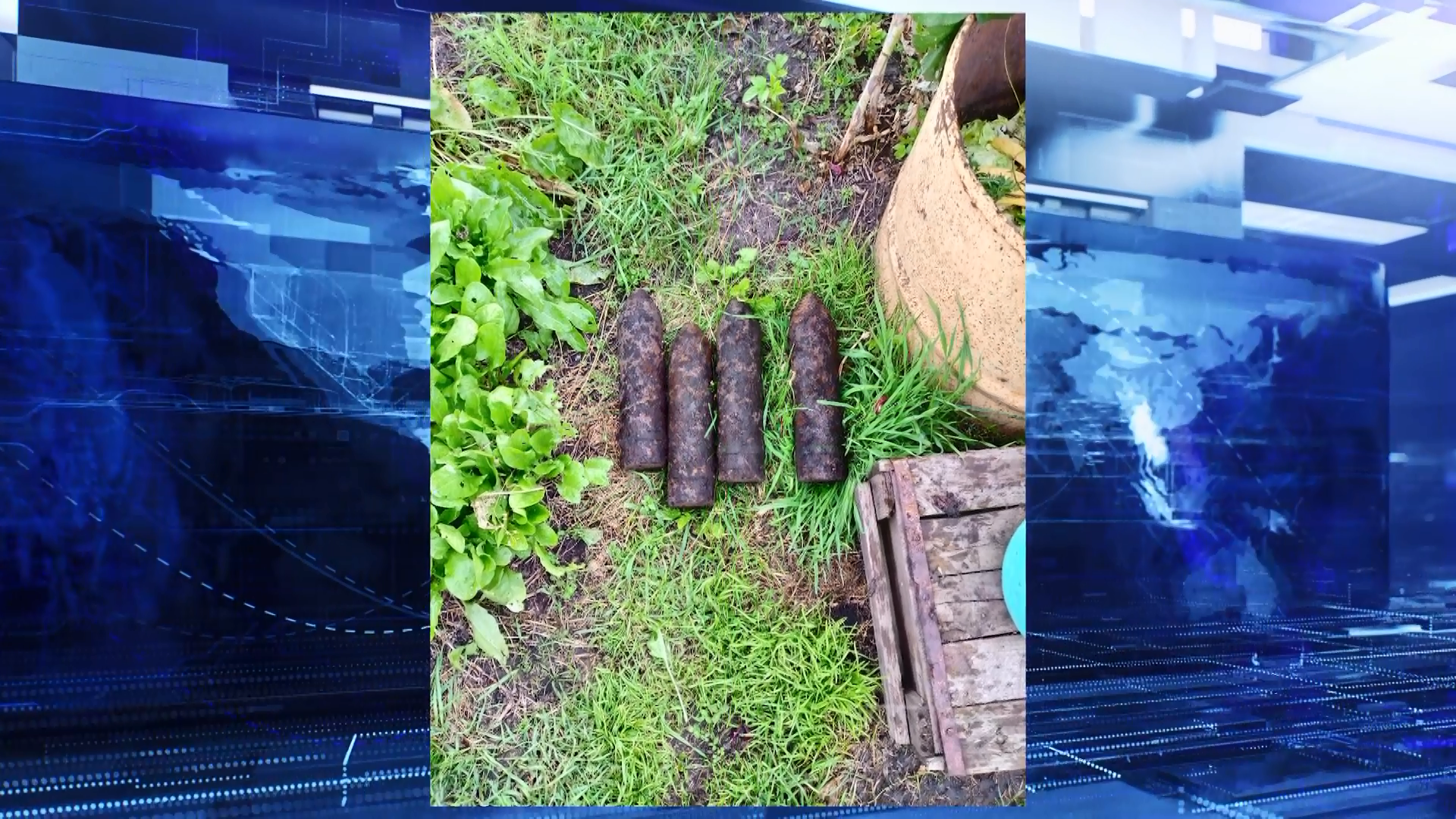 Снаряды времен гражданской войны нашел житель Назаровского района