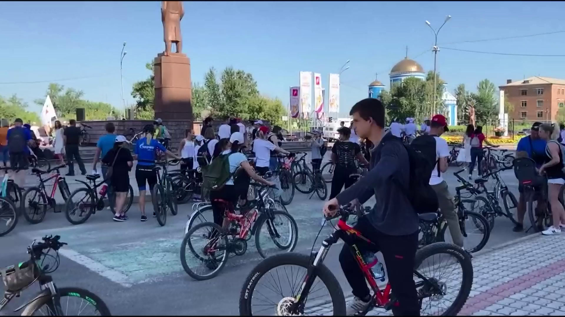 Почти 200 ачинцев поучаствовали в первом в городе велопробеге
