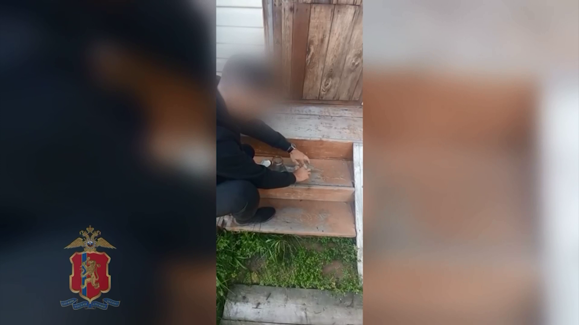 Появилось видео задержания полицией расхитителей прииска