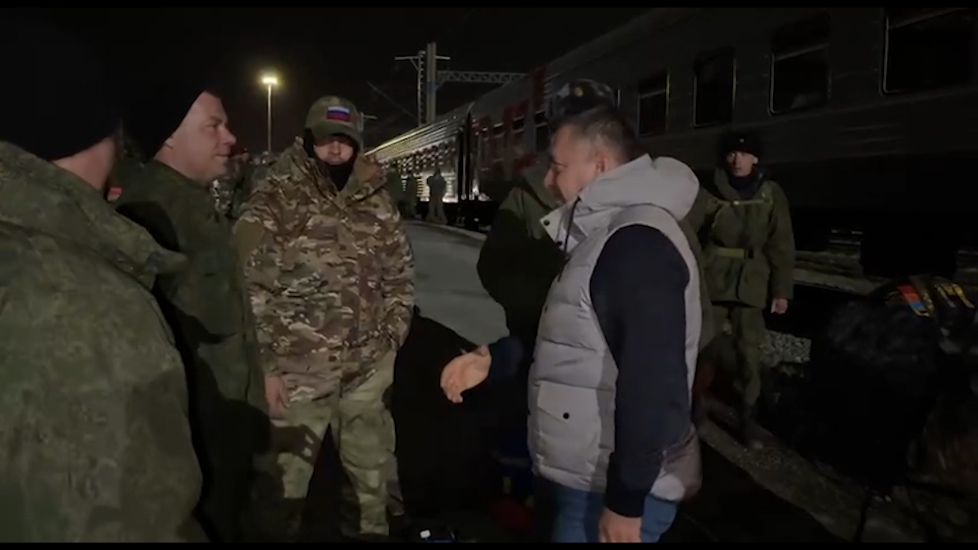 Второй эшелон мобилизованных отправили из Новосибирска