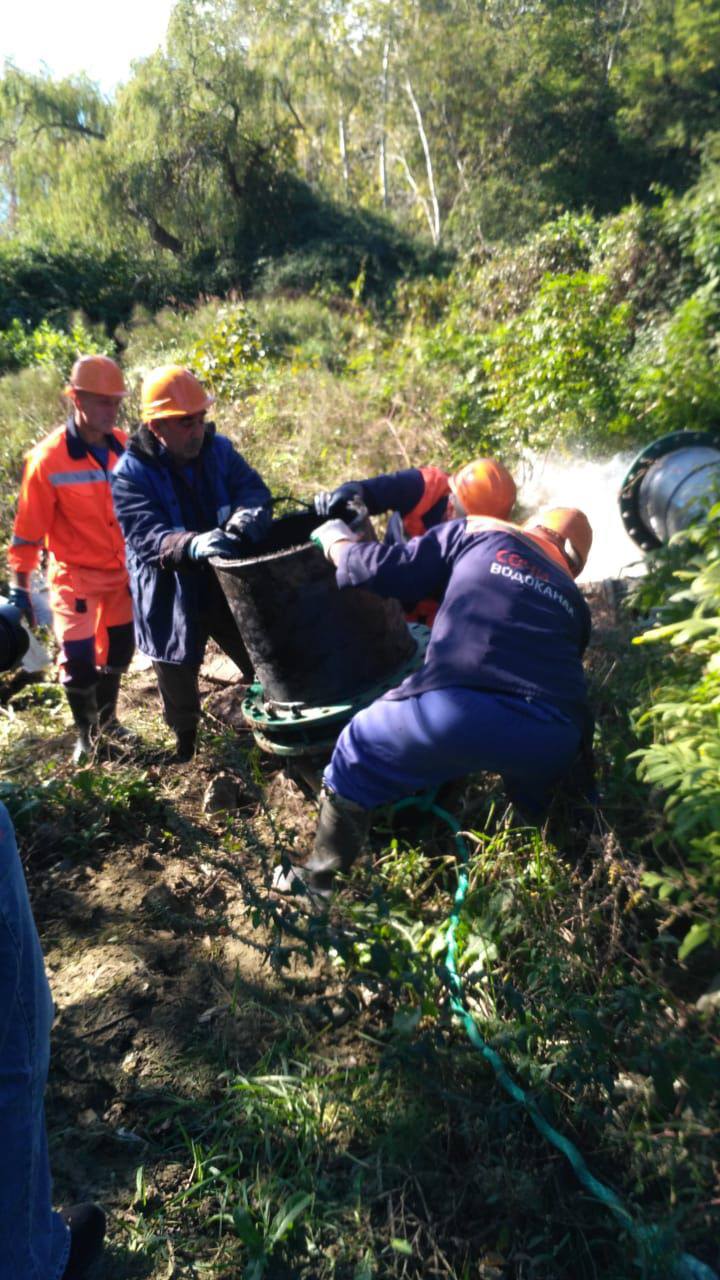 В Сочи начали наполнять осушенную накануне систему водоснабжения