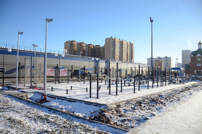 В новом микрорайоне Оренбурга продолжат благоустраивать спортивную территорию