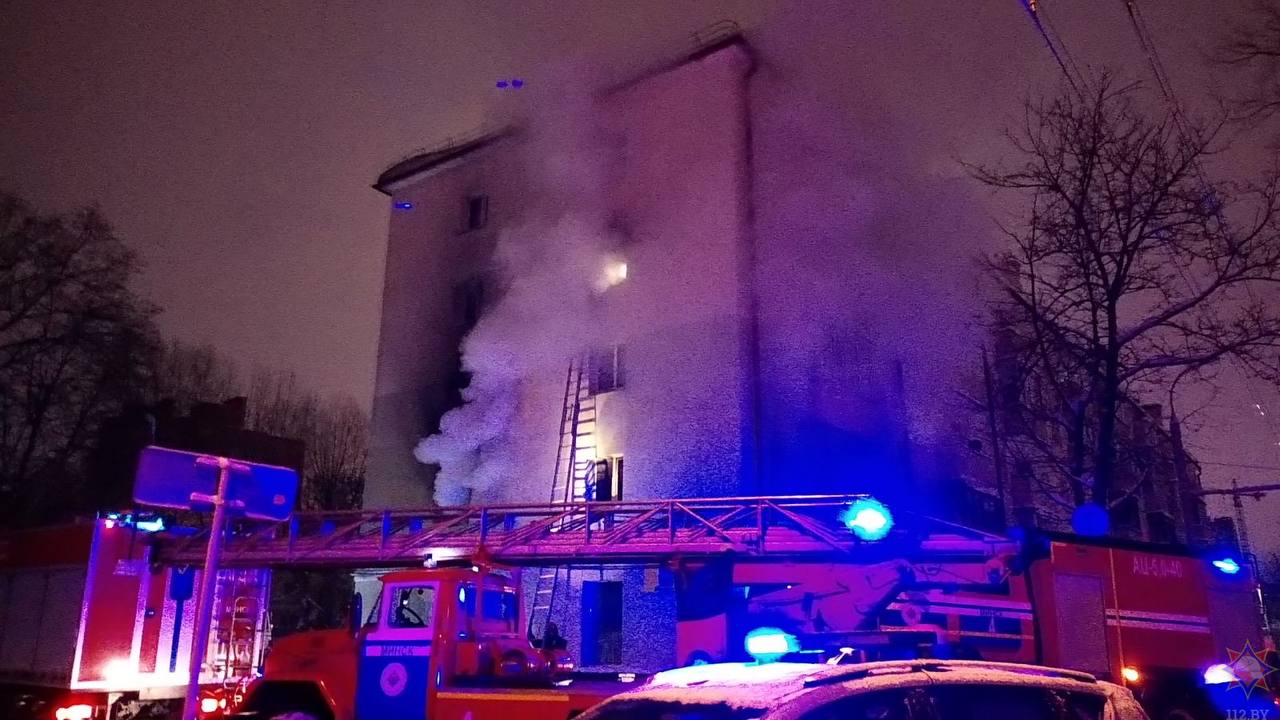 После смертельного пожара в Минске возбуждено уголовное дело