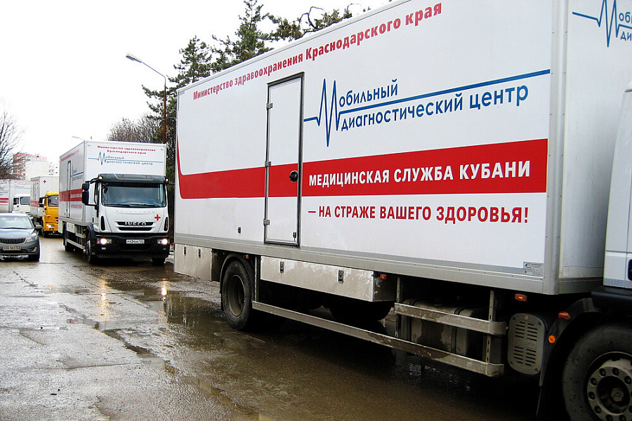 На Кубани проводят мобильную диспансеризацию