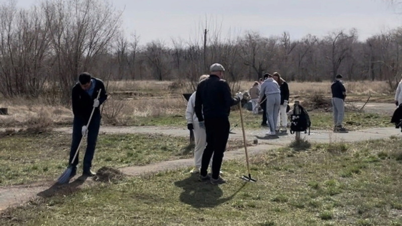 В Орске привели в порядок территорию сада Малишевского