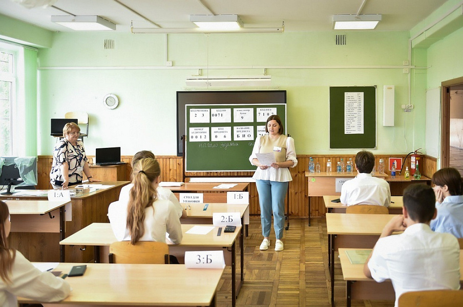 Первые экзамены сдали девятиклассники Кубани