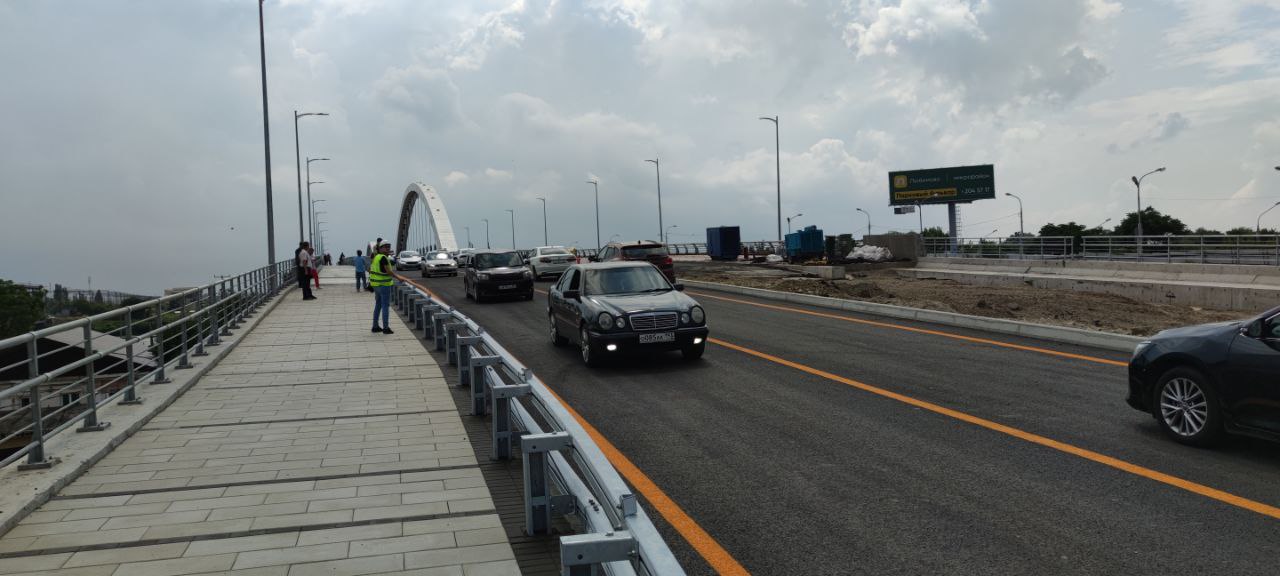В Краснодаре открыли движение по новому Яблоновскому мосту