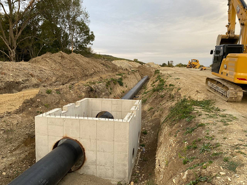 В Краснодарском крае построили еще 11 километров Троицкого водопровода