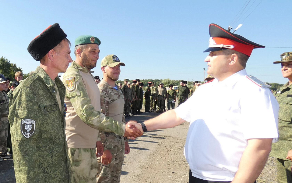 Военно-полевые сборы стартовали в Майкопском казачьем отделе