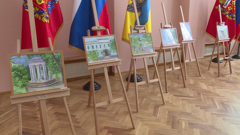 Пленэрные работы юных художников передали в Музей Оренбурга