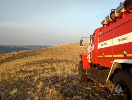 В Оренбуржье проводят разбирательство из-за ландшафтных пожаров