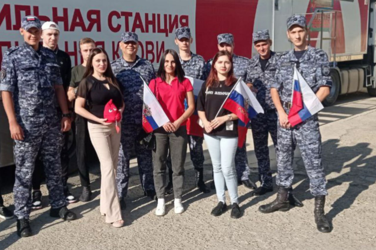 Доноры-росгвардейцы сдали кровь для кубанских больниц