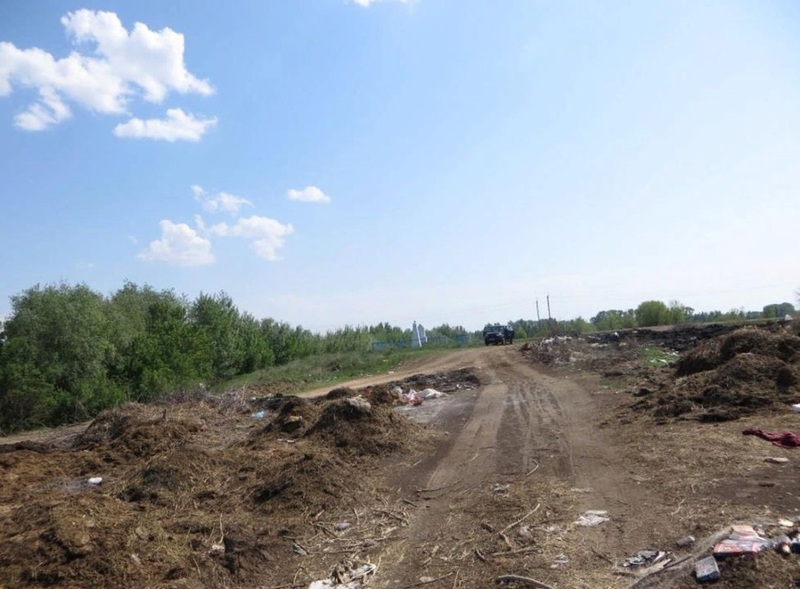 В Илекском районе убрали отходы и мусор с несанкционированной свалки