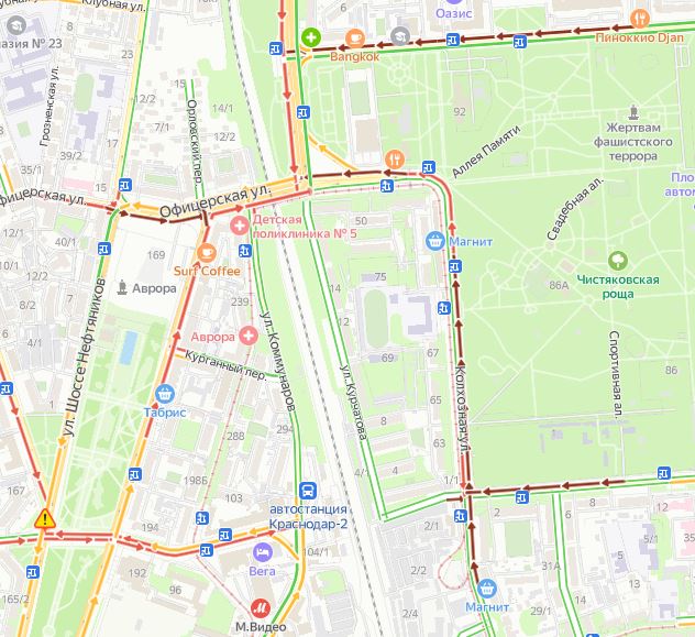 Всемирный день без автомобиля в Краснодаре отметили девятибалльными пробками