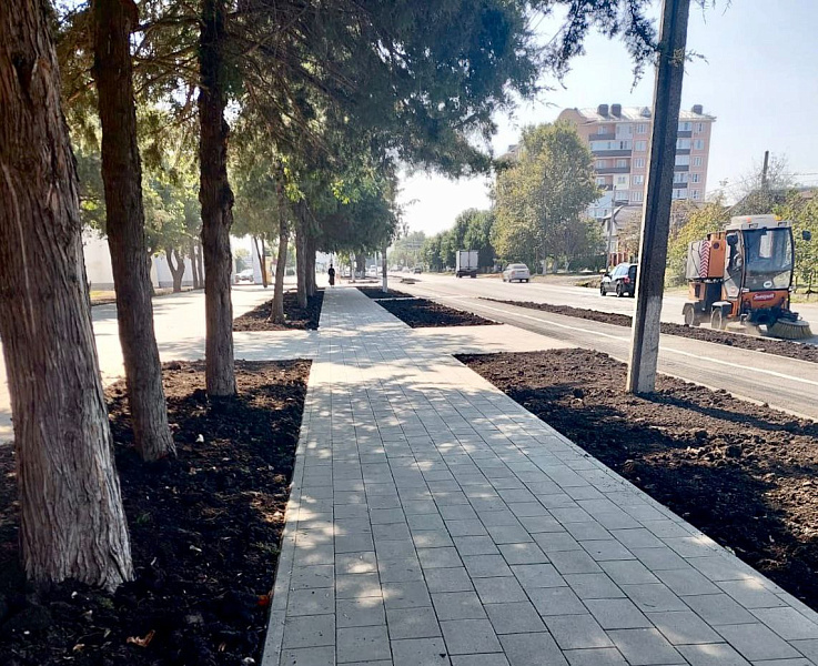 На Кубани продолжают благоустройство территорий по выбору жителей