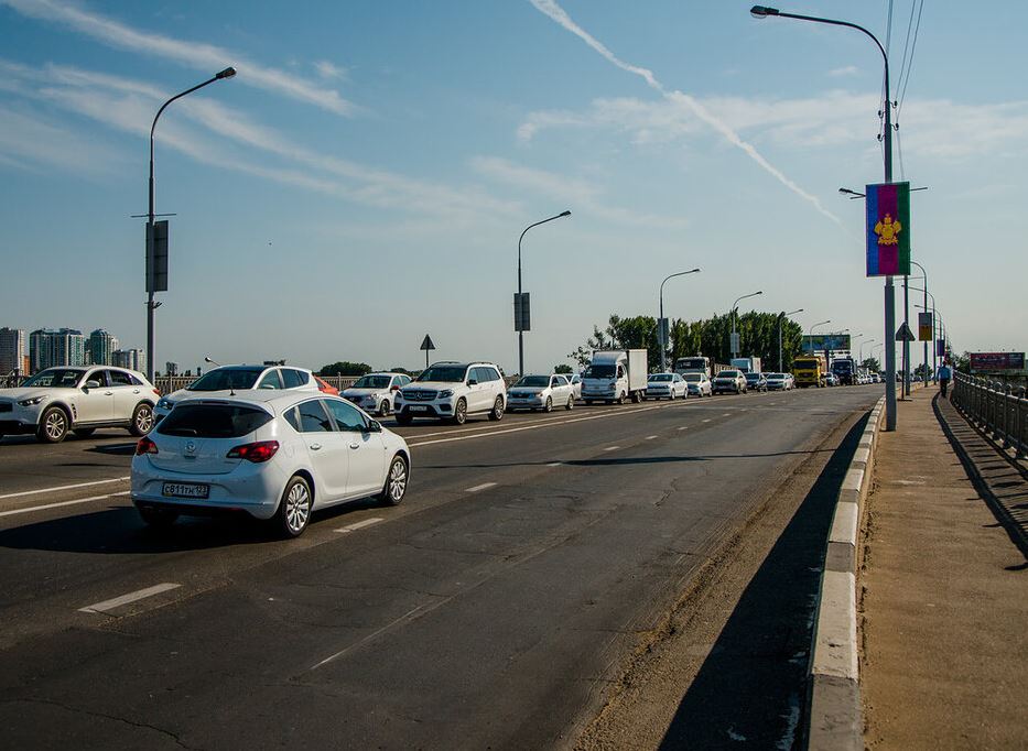 Выделенная полоса для общественного транспорта в Краснодаре стала длиннее