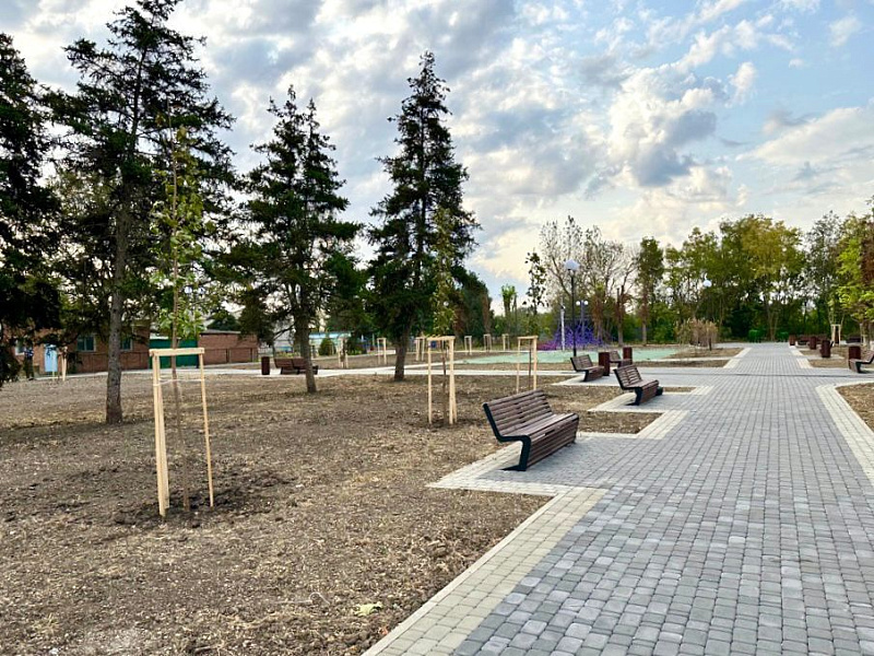 На Кубани по нацпроекту реконструировали еще один парк