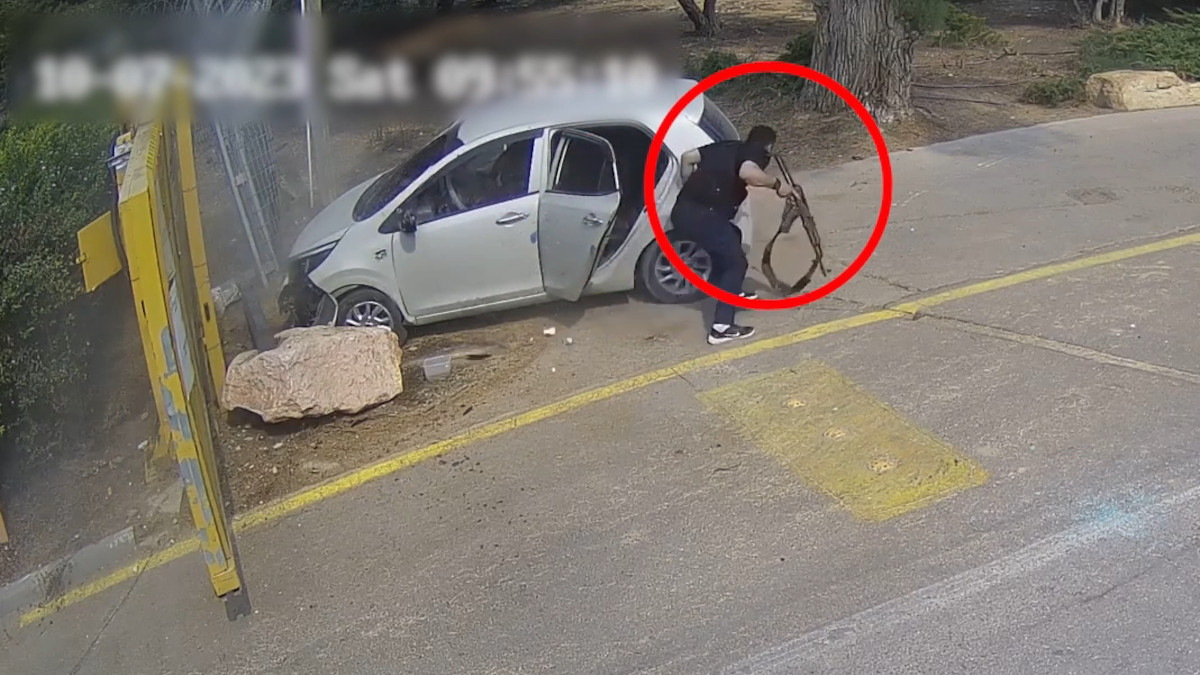 ЦАХАЛ обнародовал видео, снятое в день нападения на Израиль
