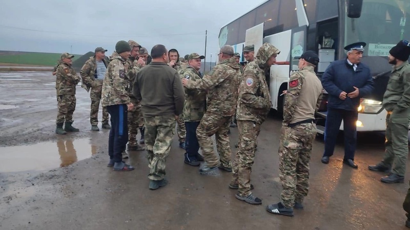 В Сорочинске встретили добровольцев батальона БАРС-6 "Форштадт"