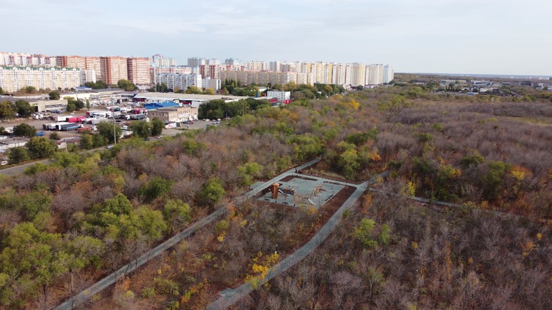 В Оренбурге завершили благоустройство второй очереди парка "Березка"