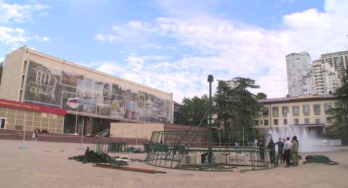 Первую городскую ёлку в Краснодарском крае поставят в Сочи