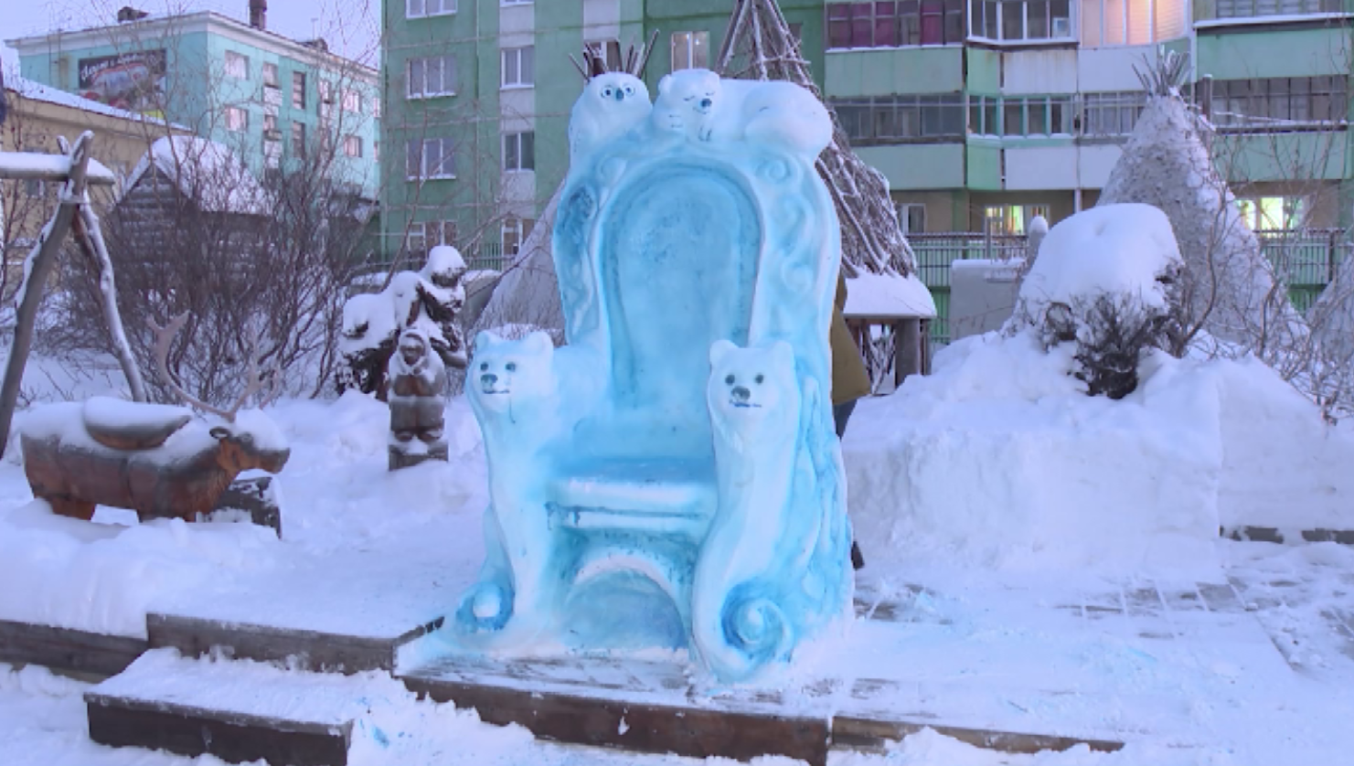 Дудинка останется без новогодних ледяных фигур и снежного городка