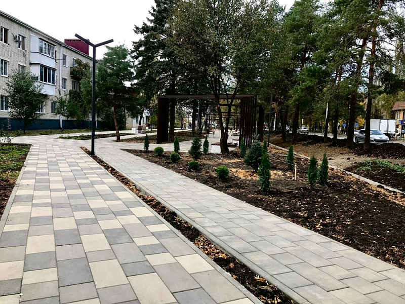 В Горячем Ключе появился еще один благоустроенный бульвар