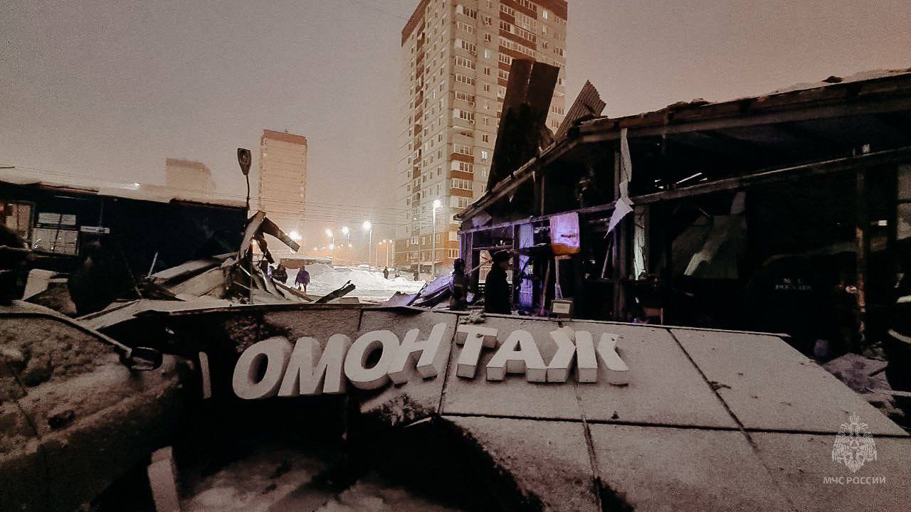 Люди пострадали при взрыве на автомойке в Ижевске