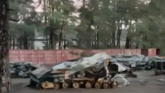 На Украине обнаружили кладбище "Брэдли"