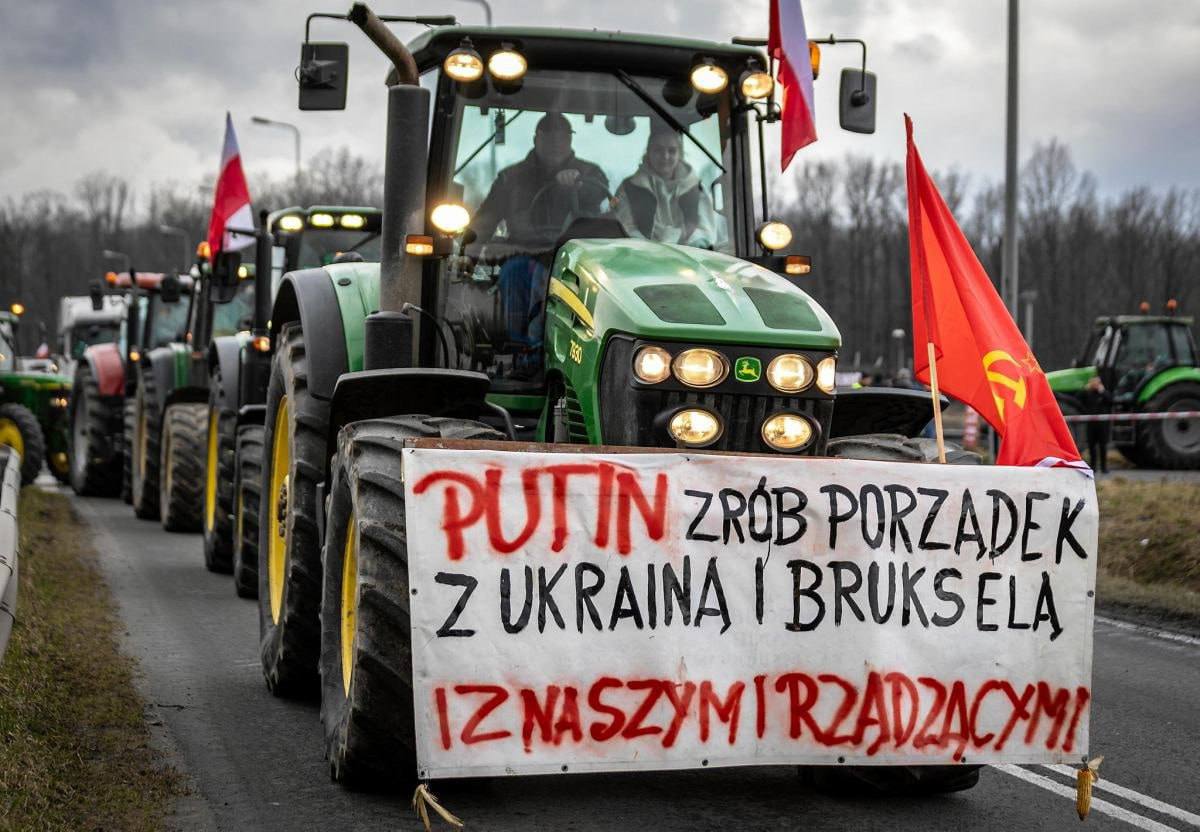 Польские фермеры призвали Путина разобраться с Киевом и Брюсселем