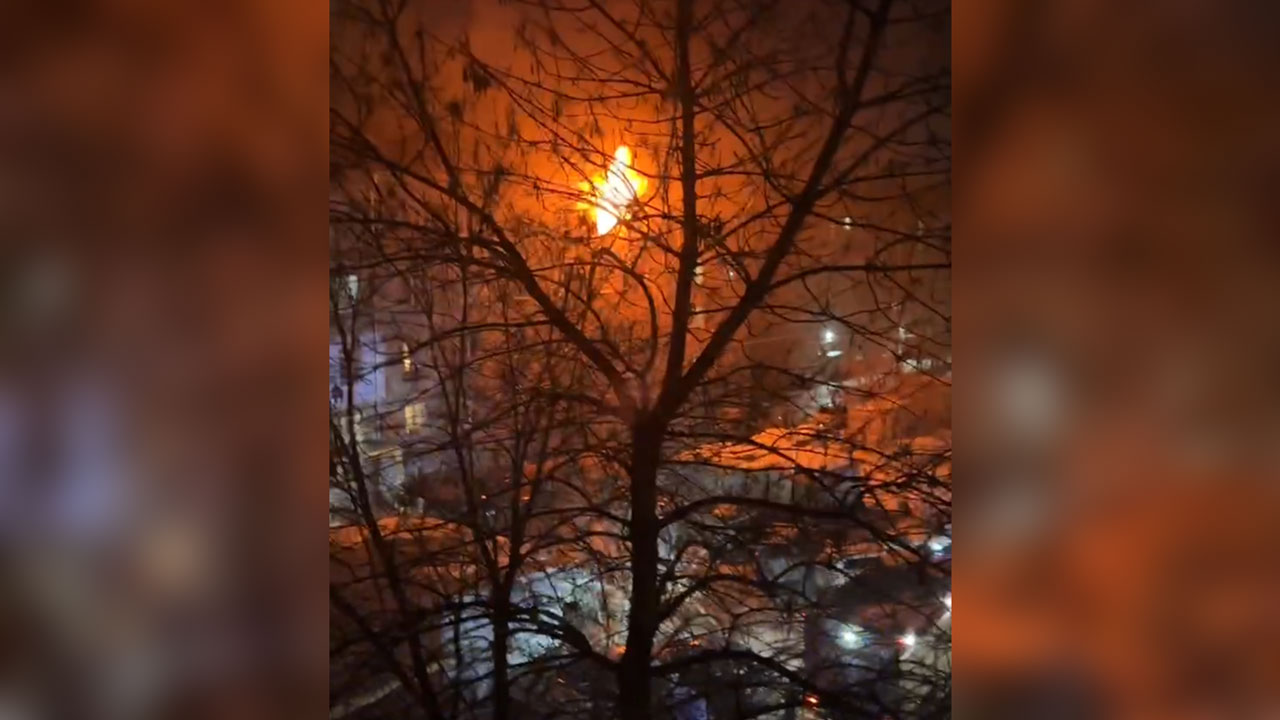 Три человека пострадали при пожаре в пятиэтажке в центре Саратова