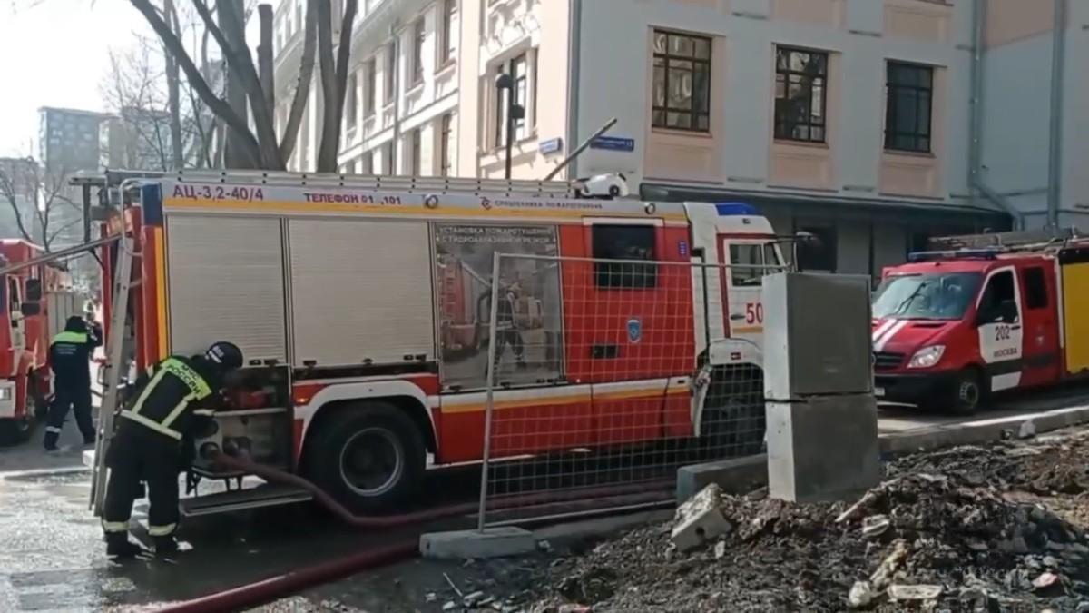 В МЧС подтвердили факт пожара в МГТУ имени Баумана