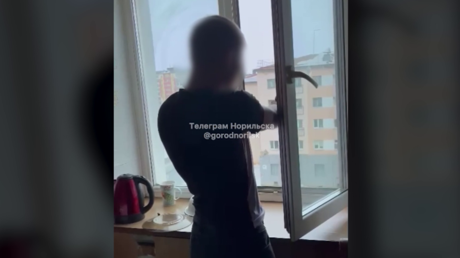 В Норильске задержали двоих молодых людей, стрелявших из дома на Ленинском проспекте